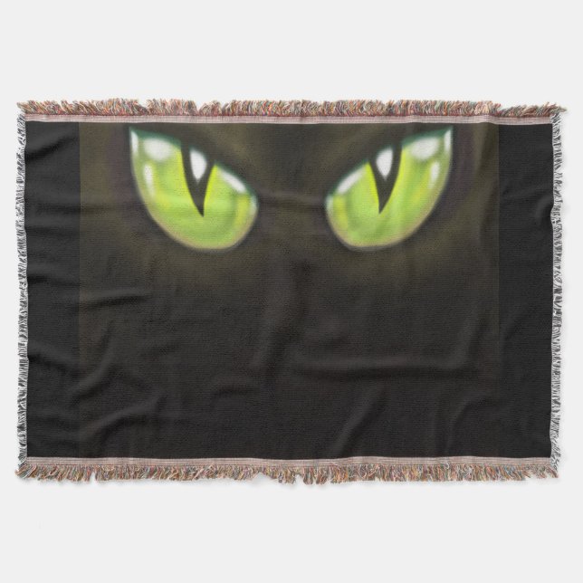 Manta Tejida Ojos de gato (Anverso)