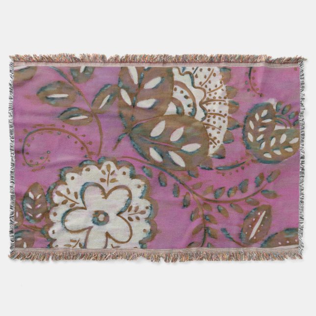 Manta Tejida Ornamento radiante I (Anverso)