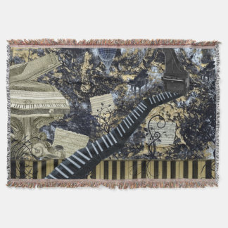 Manta Tejida Paisaje del teclado