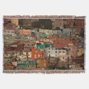 Manta Tejida Paisaje urbano de Guanajuato, México