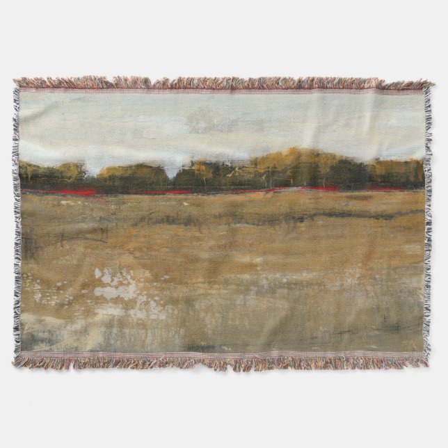 Manta Tejida Paisaje verde enorme del campo (Anverso)