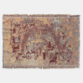 Manta Tejida Panel de Shamans