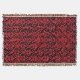 Manta Tejida Papel pintado rojo 2