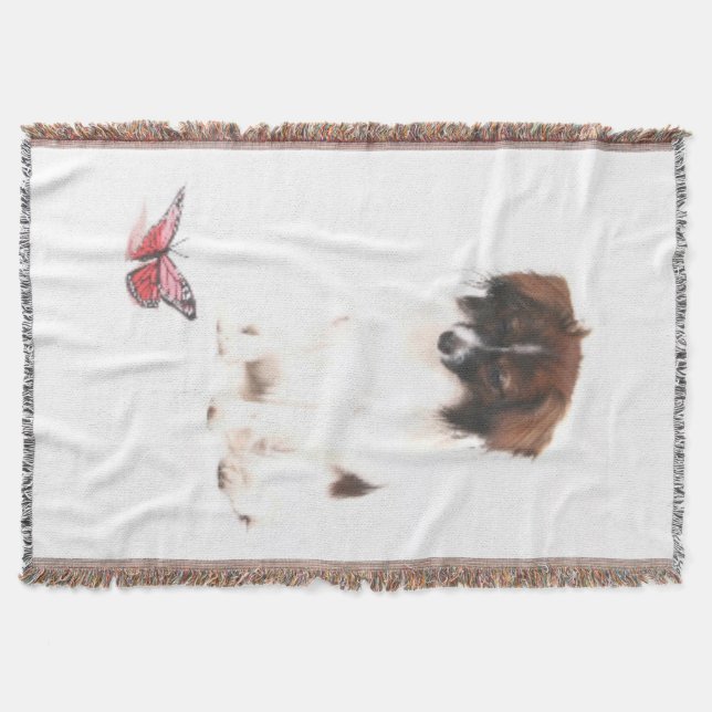 Manta Tejida PAPILLON MAX y BUTTERFLY (Anverso)