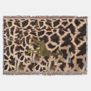 Manta Tejida Parque zoológico animal del safari del arte del