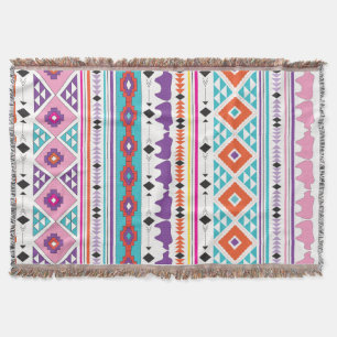 Manta Tejida "Patrón azteca sudoccidental"