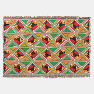 Manta Tejida Patrón de Beagle