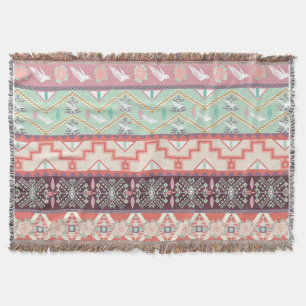 Manta Tejida Patrón tribal/de apertura
