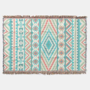 Manta Tejida Patrón tribal/de apertura