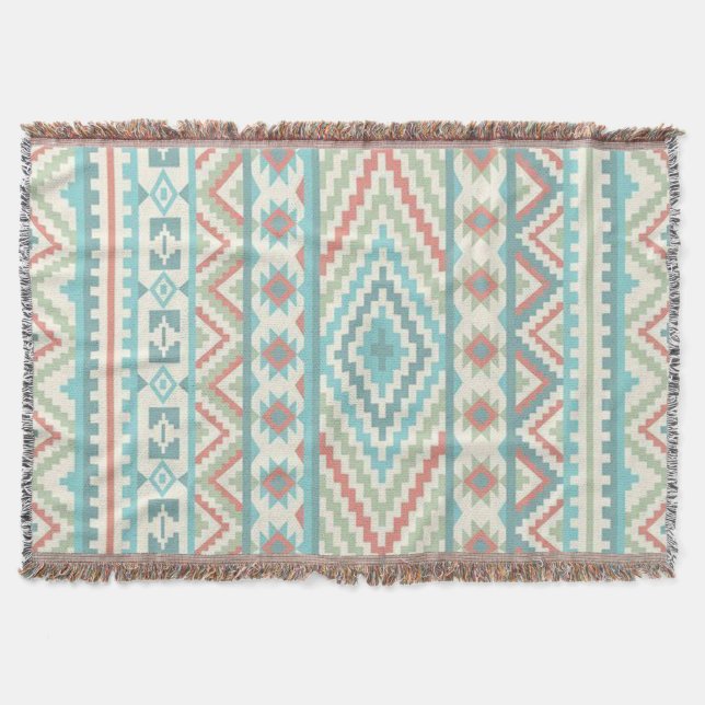 Manta Tejida Patrón tribal/de apertura (Anverso)