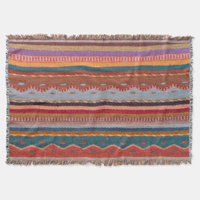 Manta Tejida Patrones de alfombras (Anverso)