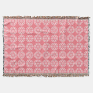Manta Tejida Peach Mandala