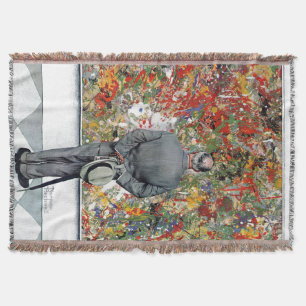 Manta Tejida Perito del arte de Norman Rockwell