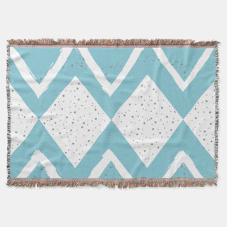 Manta Tejida Personaliza tu Beach House Gray Zig Zag