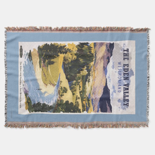 Manta Tejida Pescador en el valle de Eden (Anverso)