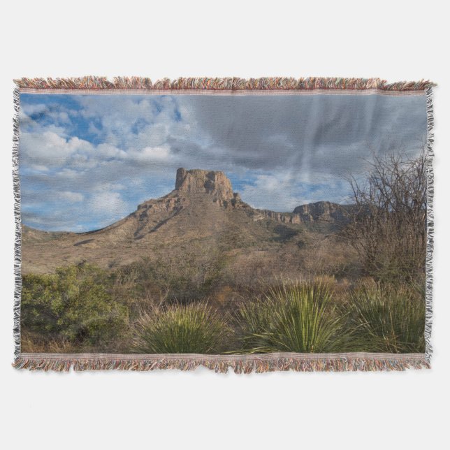 Manta Tejida Pico Casa Grande, Cuenca Chisos, Big Bend (Anverso)
