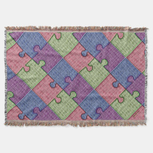 Manta Tejida Piezas de rompecabezas