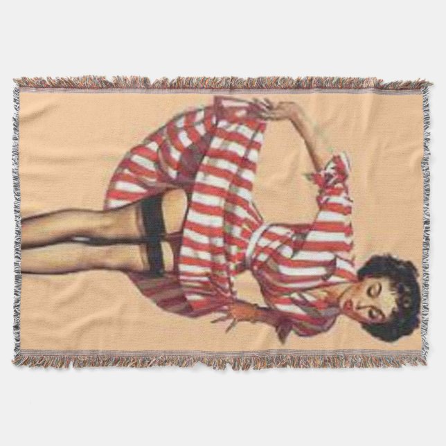 Manta Tejida Pin Up Candy Strike Throws (Anverso)