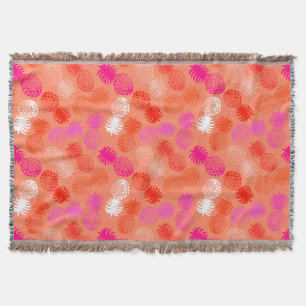 Manta Tejida Piña tropical mona hawaiana