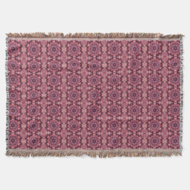 Manta Tejida Pink Quilt (Anverso)