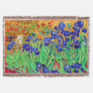 Manta Tejida PixDezines van gogh irises/st. remy