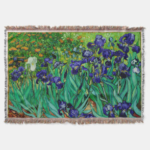 Manta Tejida PixDezines van gogh irises/st. remy