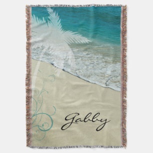 Manta Tejida Playa Tropical