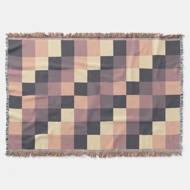 Manta Tejida Plazas coloridas 012 (Anverso)