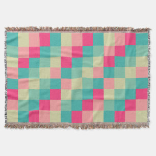 Manta Tejida Plazas coloridas 013