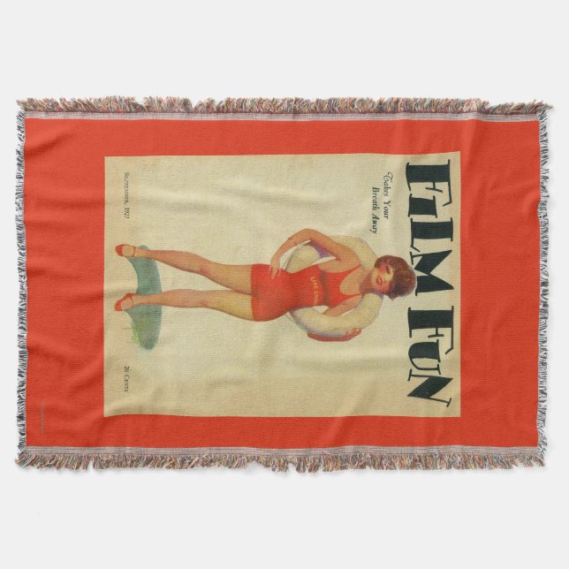 Manta Tejida Portada de revista 2 de la diversión de la (Anverso)