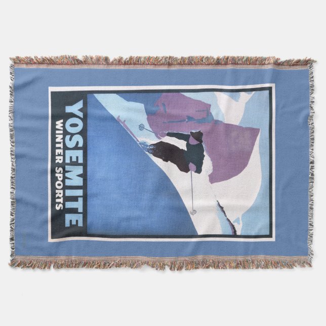 Manta Tejida Poster promocional de esquí de los deportes de (Anverso)