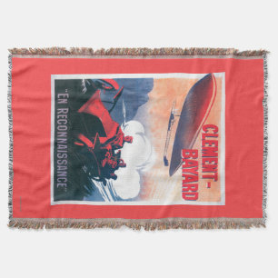 Manta Tejida Poster promocional del dirigible de Adjudant
