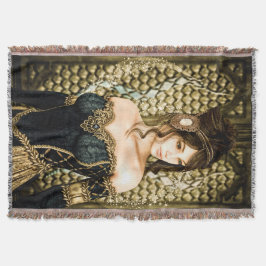 Manta Tejida Princesa de cuento de hadas