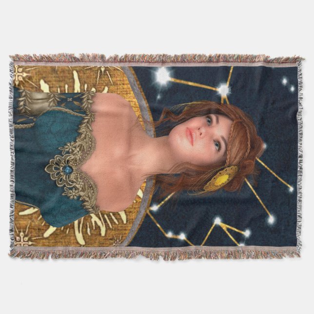 Manta Tejida Princesa de cuento de hadas (Anverso)