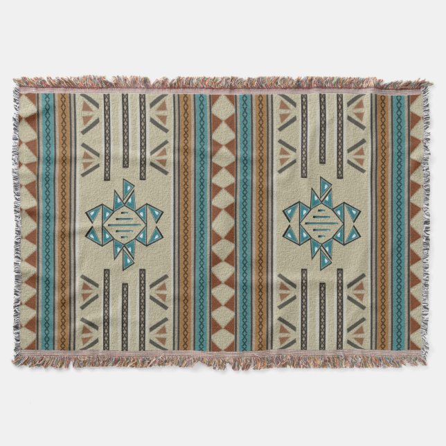 Manta Tejida Prosperity Throw Blanket (Anverso)