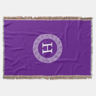 Manta Tejida Purple Whats Crónica Griega Marco De Rand Monogram