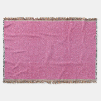 Manta Tejida Purpurina rosado Throw Blanket