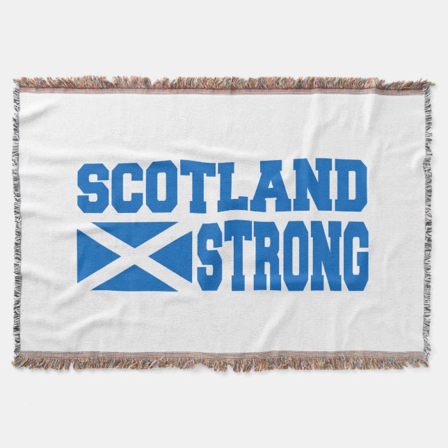 Manta Tejida Referéndum en Escocia Libertad Independiente (Anverso)