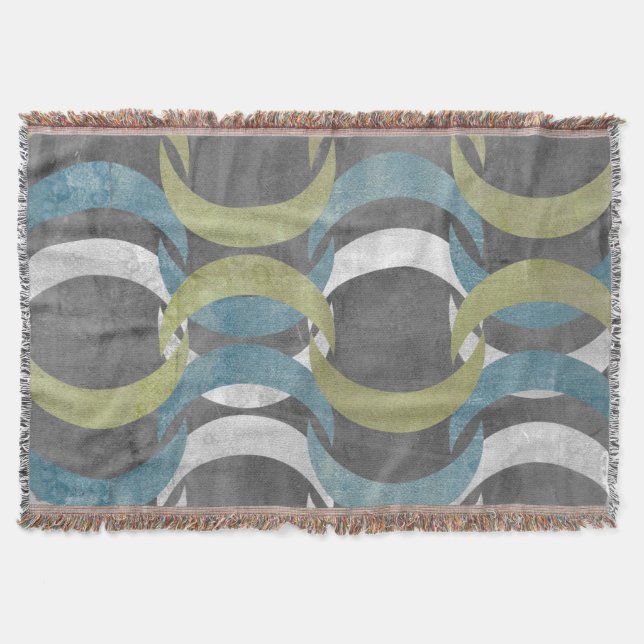 Manta Tejida Repetición geométrica I (Anverso)