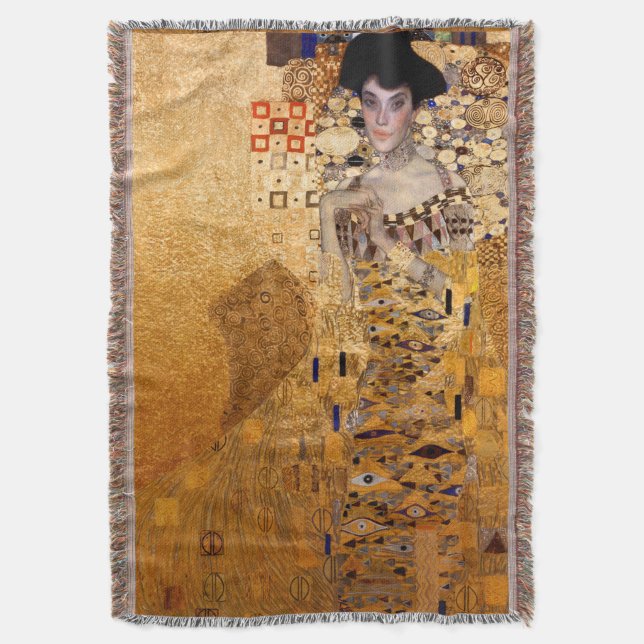 Manta Tejida Retrato de Gustav Klimt de Adel Bloch Bauer 1907 (Frente vertical)