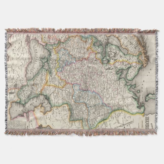 Manta Tejida Rusia, Ucrania (Anverso)