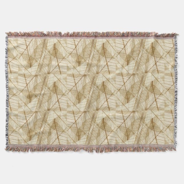 Manta Tejida Rustic Sheer Cream Lace (Anverso)