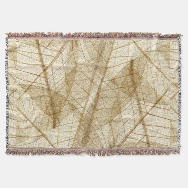 Manta Tejida Rustic Sheer Cream Lace (Anverso)