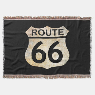 Manta Tejida Ruta 66