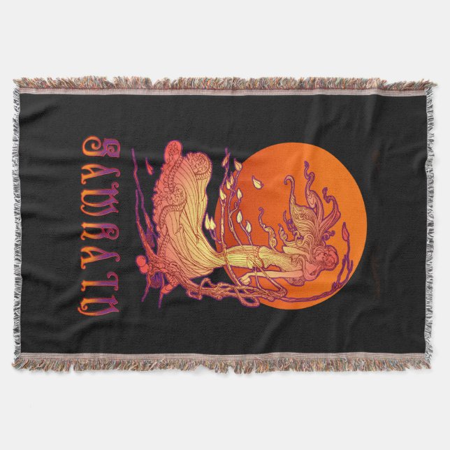Manta Tejida Samhain Throw (Anverso)