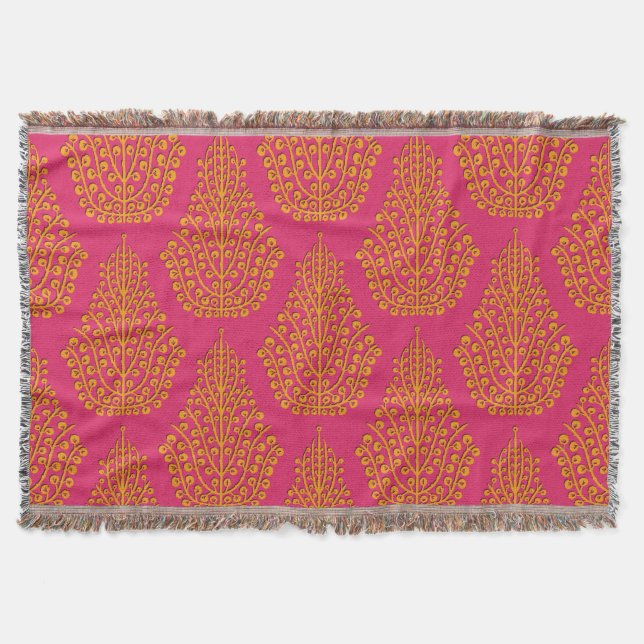 Manta Tejida Satsuma rosa SPIRIT (Anverso)
