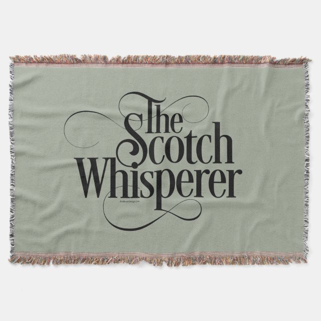 Manta Tejida Scotch Whisperer (Anverso)