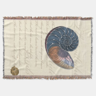 Manta Tejida Seashell romántico