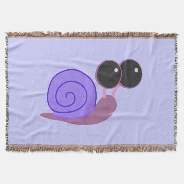 Manta Tejida Snail Periwinkle (Anverso)