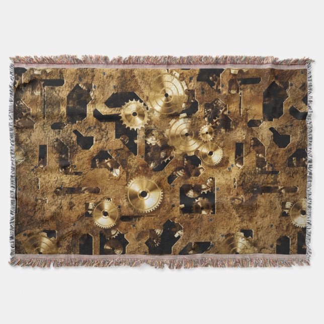 Manta Tejida Steampunk (Anverso)